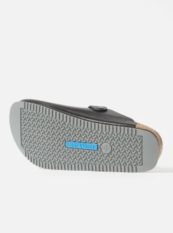 Online Birkenstock Supergrip Boston In Black Natural Leather Men Footwear.