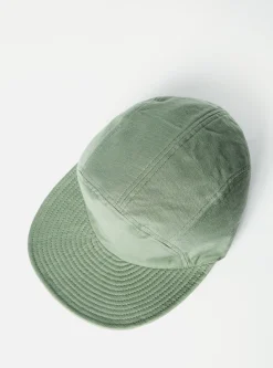 Clearance Cableami® Baker Back Soft Bill Cap In Olive Satin Cotton Men Accessories.