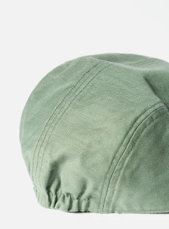 Clearance Cableami® Baker Back Soft Bill Cap In Olive Satin Cotton Men Accessories.