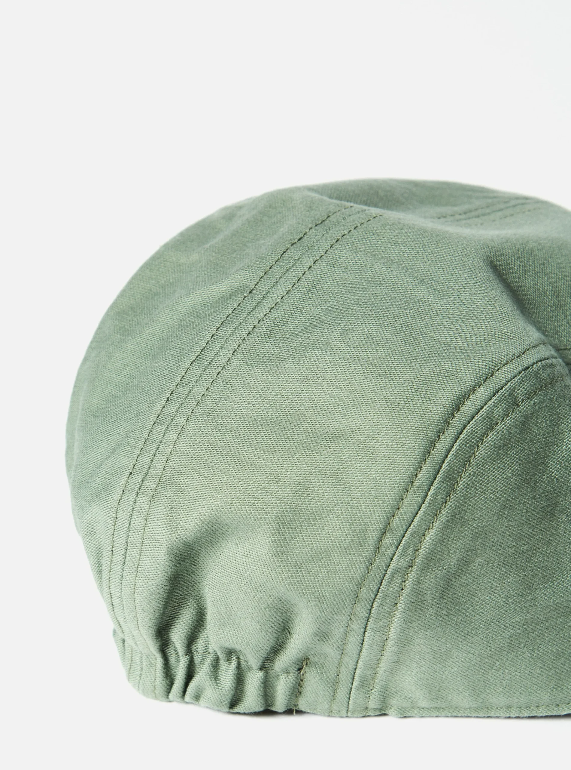 Clearance Cableami® Baker Back Soft Bill Cap In Olive Satin Cotton Men Accessories.