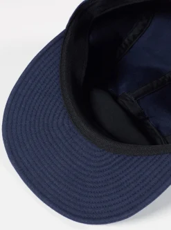 Best Cableami® Baker Back Soft Bill Cap In Navy Satin Cotton Men Accessories.