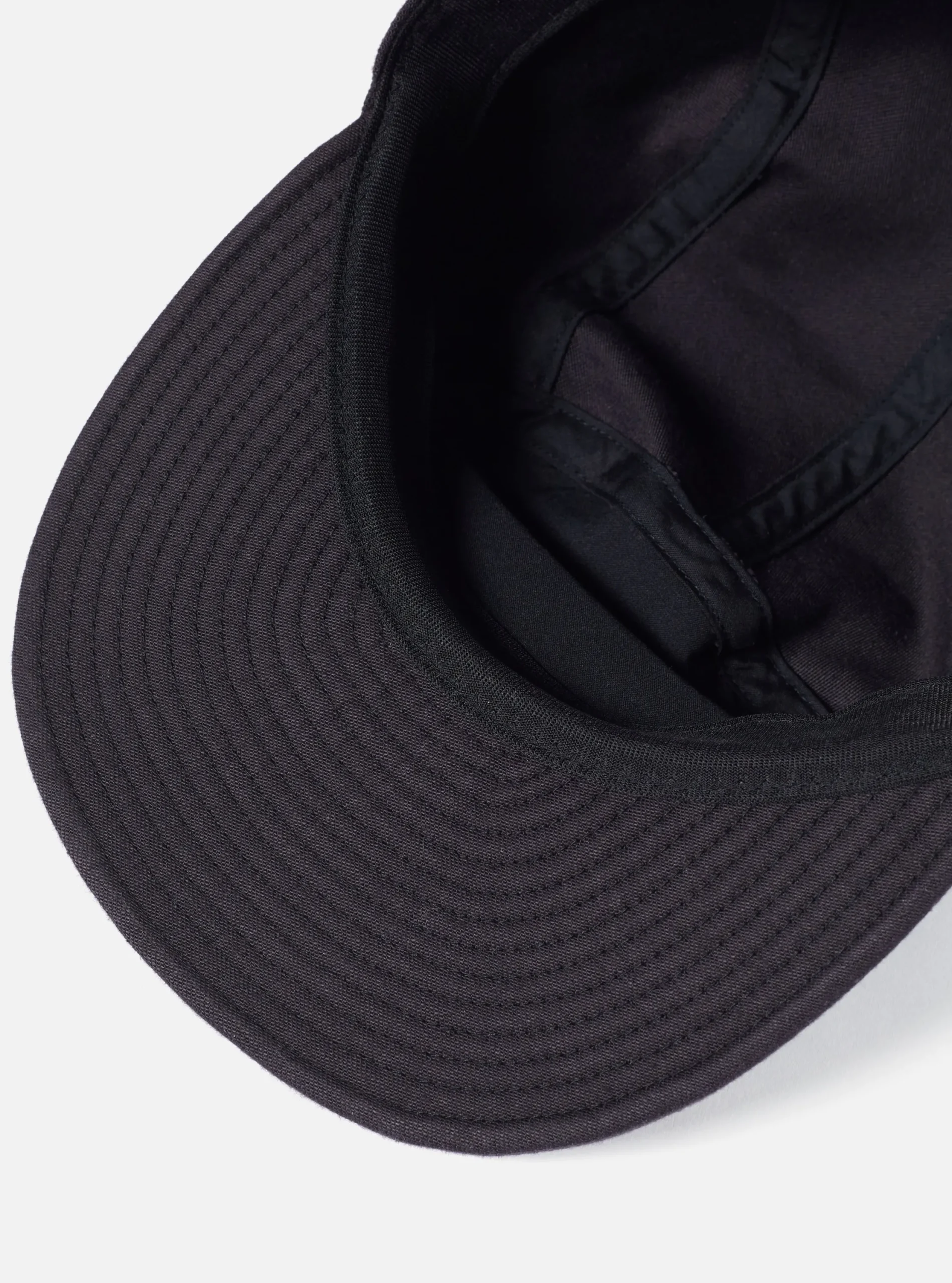 Cheap Cableami® Baker Soft Bill Cap In Black Satin Cotton Men Accessories.