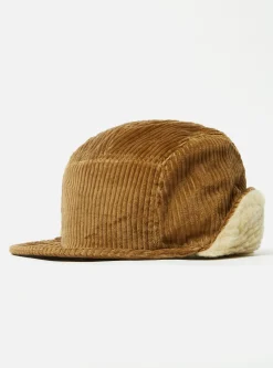 Online Cableami® 5W Cap In Camel Corduroy Men Accessories.