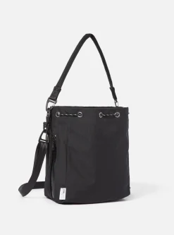 New F/Ce.® Drawstring Bag In Black Cordura Men Accessories.