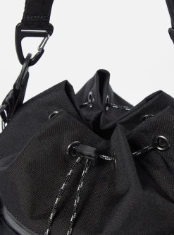 New F/Ce.® Drawstring Bag In Black Cordura Men Accessories.