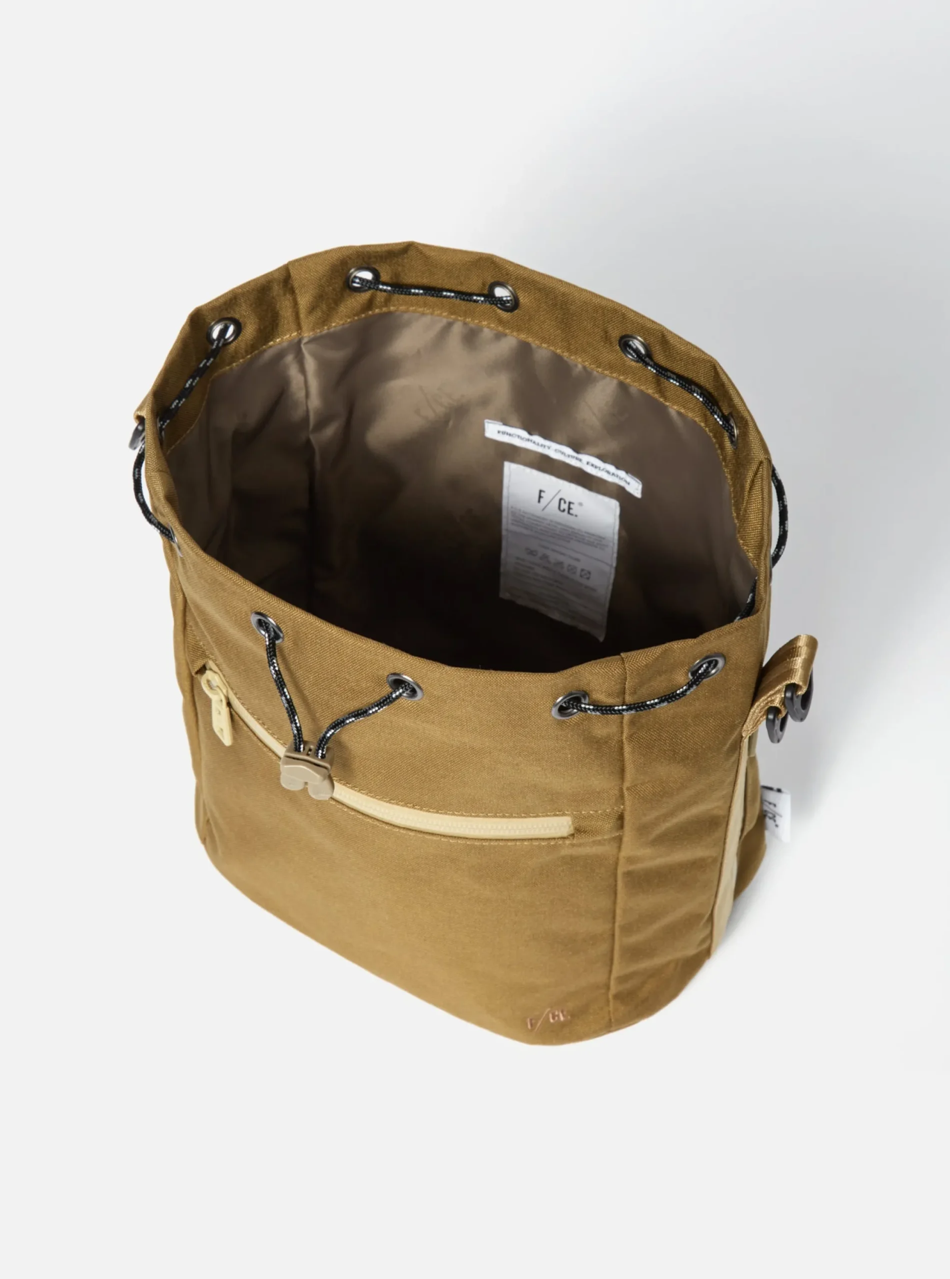Discount F/Ce.® Drawstring Bag In Coyote Cordura Men Accessories.