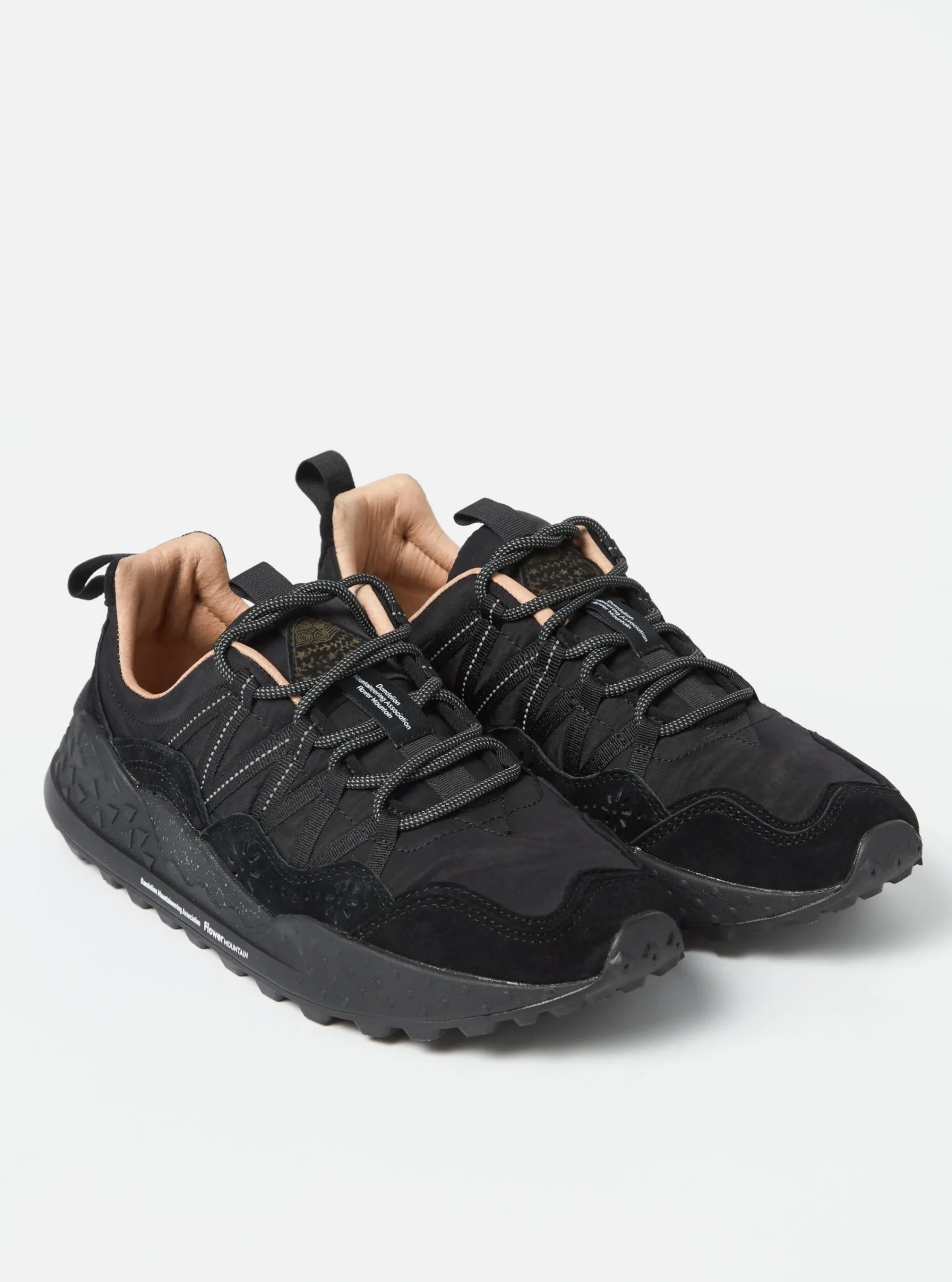 Flash Sale Flower Mountain Washi Uni In Black Suede/Nylon Men Footwear.