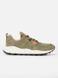 Sale Flower Mountain Yamano Man In Military Olive Nubuck Leather Men Footwear.