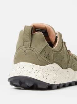 Sale Flower Mountain Yamano Man In Military Olive Nubuck Leather Men Footwear.