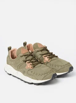 Sale Flower Mountain Yamano Man In Military Olive Nubuck Leather Men Footwear.
