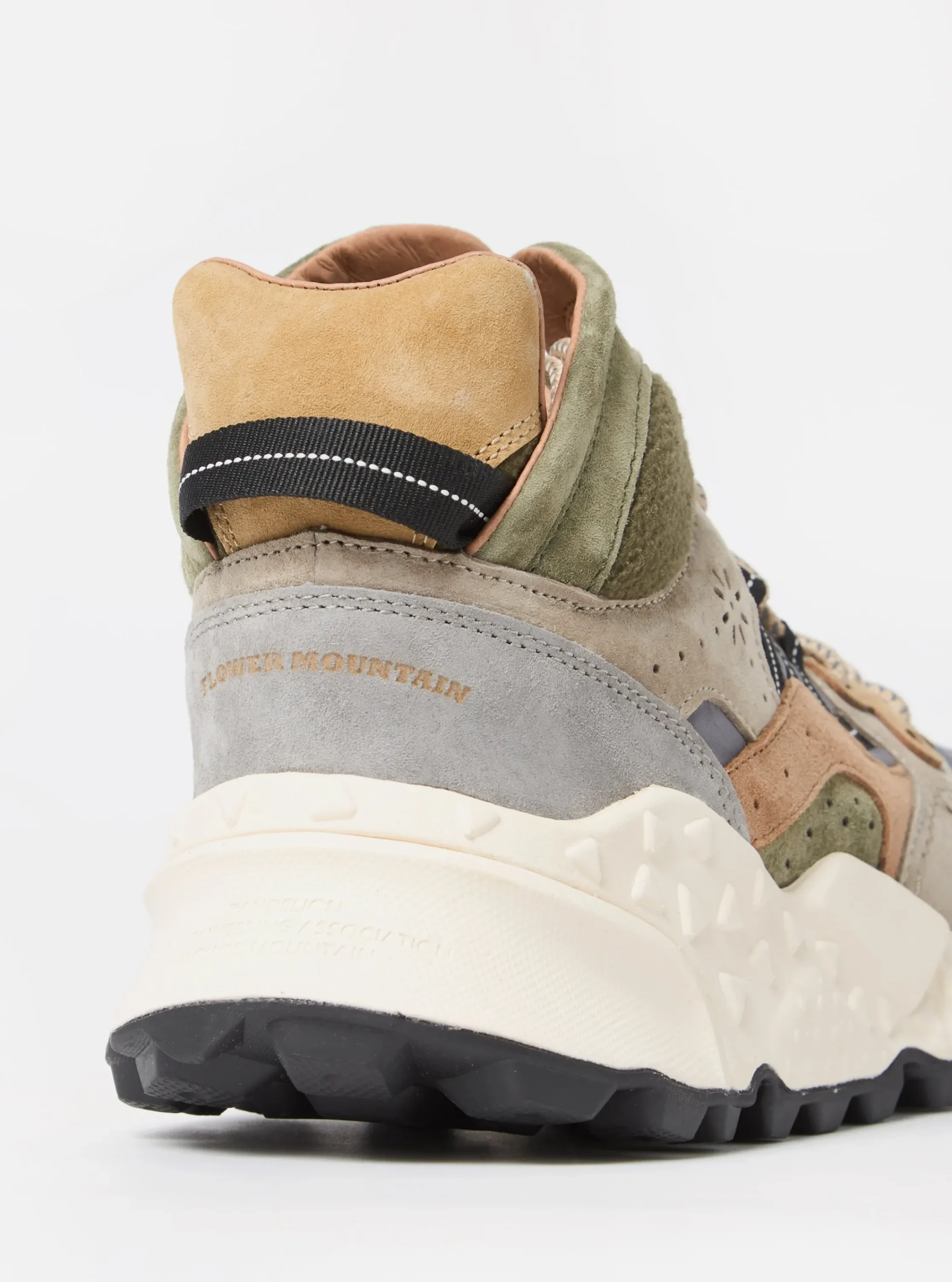 Discount Flower Mountain Yamano 3 Mid Man In Nylon/Grey Suede Men Footwear.
