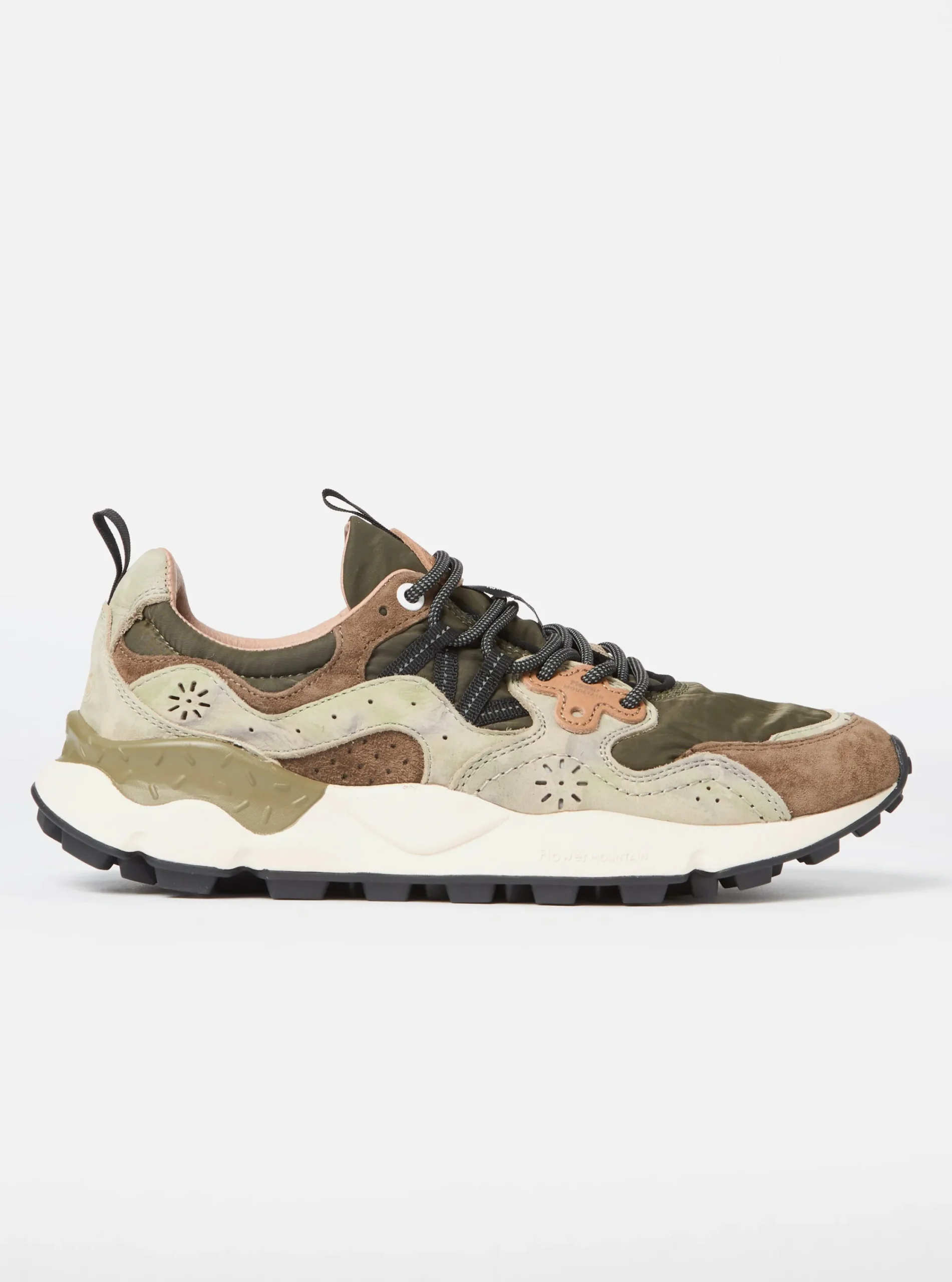 Online Flower Mountain Yamano 3 Uni In Camo/Black Military Nylon/Leather Men Footwear.