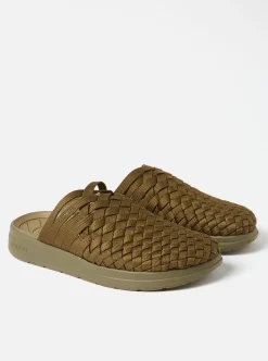 Sale Malibu Colony Classic In Olive Nylon Men Footwear.