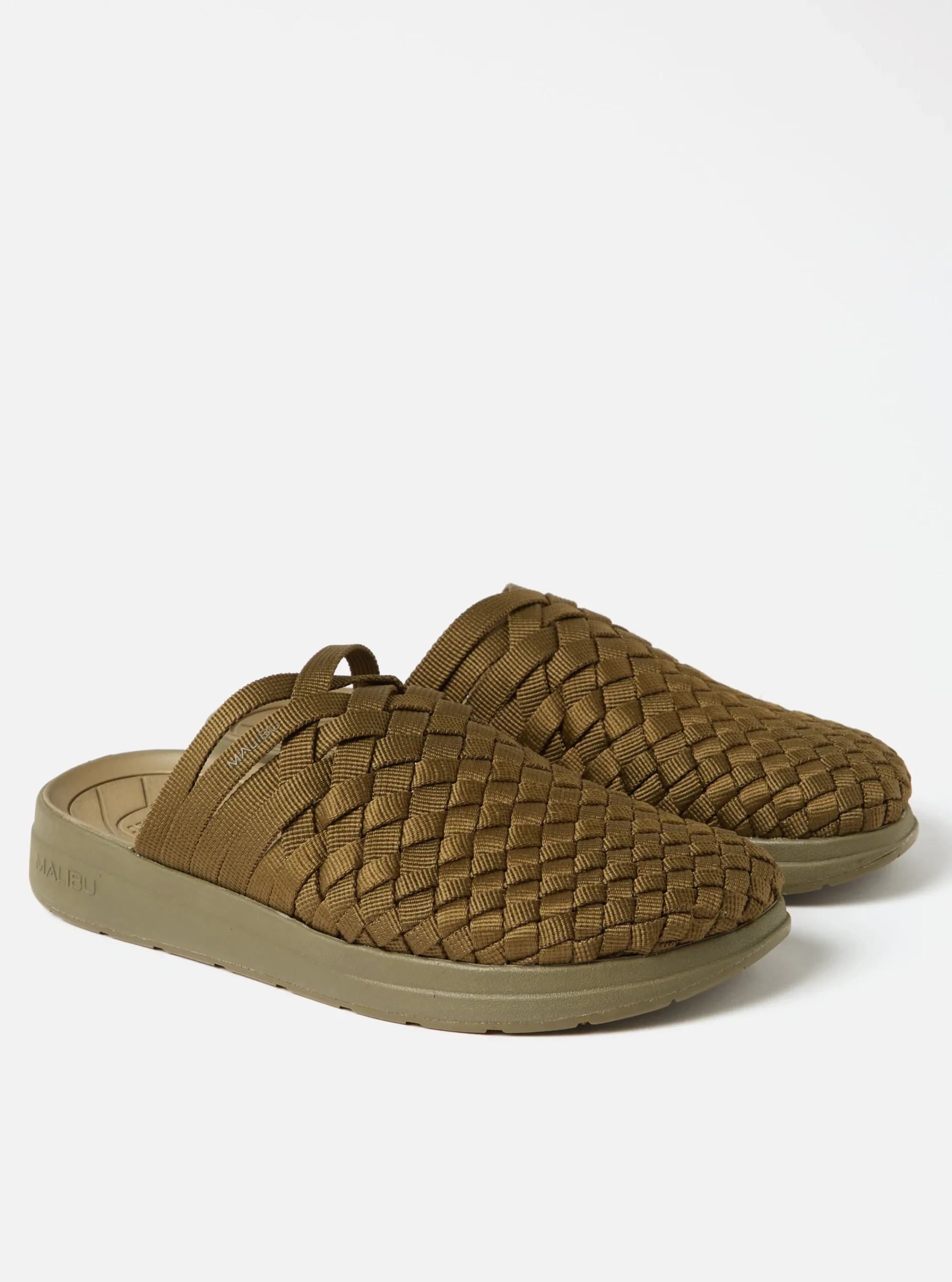 Sale Malibu Colony Classic In Olive Nylon Men Footwear.