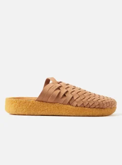 Cheap Malibu Colony Classic Sandal In Walnut/Tan Vegan Leather/Crepe Men Footwear.