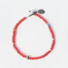 Store Mikia Bracelet In Red & White Hearts Men Jewellery.