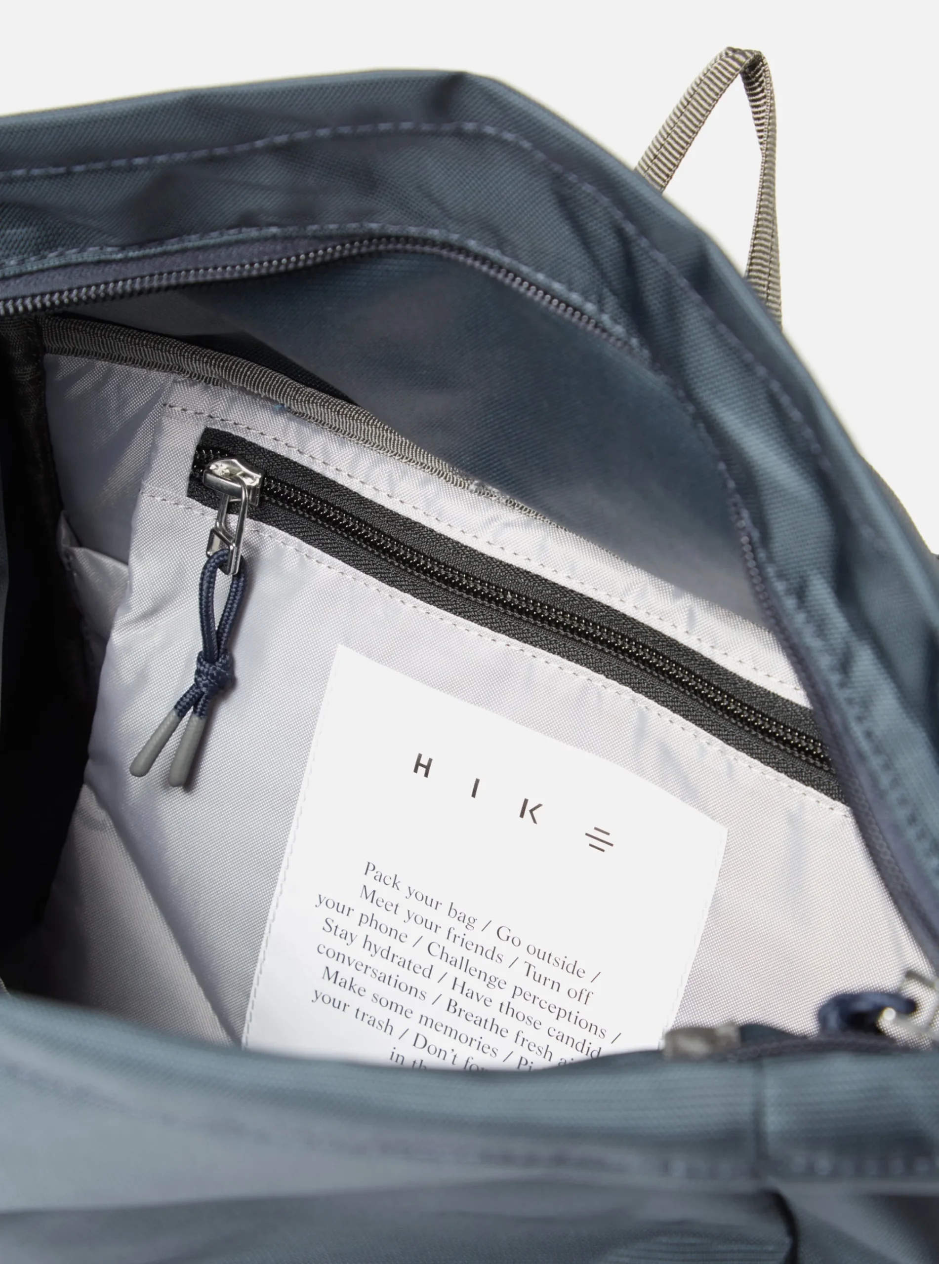 Shop Sandqvist Forest Hike Backpack In Multi Steel/Blue/Navy Recycled Nylon Men Accessories.