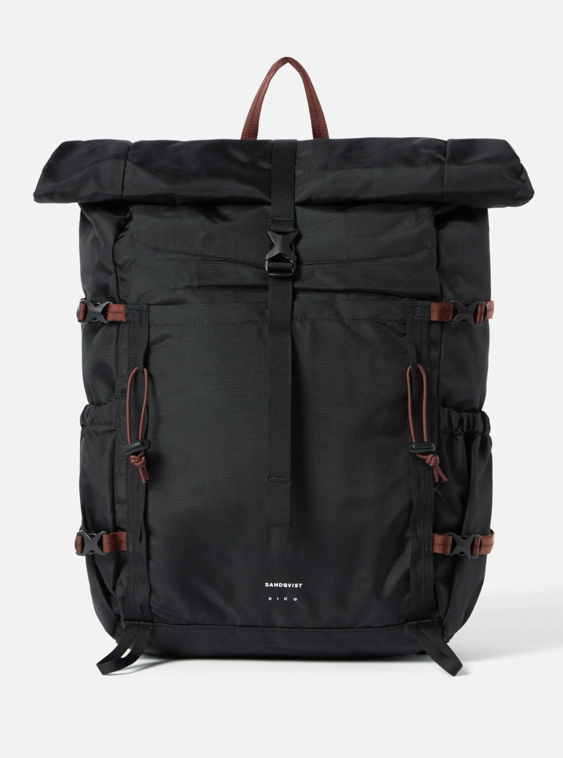 Best Sandqvist Forest Hike Backpack In Black Recycled Nylon Men Accessories.