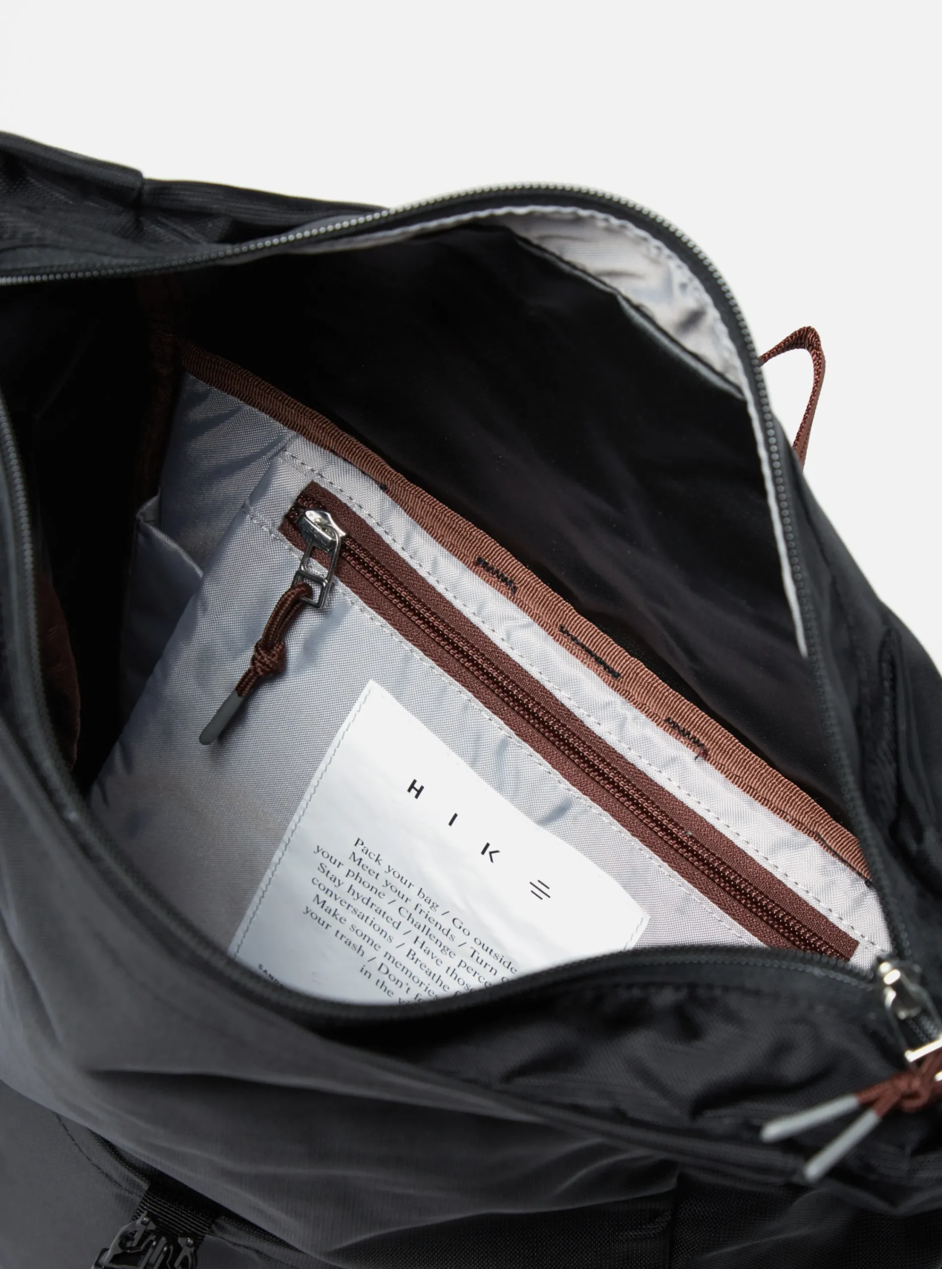 Best Sandqvist Forest Hike Backpack In Black Recycled Nylon Men Accessories.