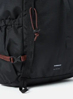 Best Sandqvist Forest Hike Backpack In Black Recycled Nylon Men Accessories.