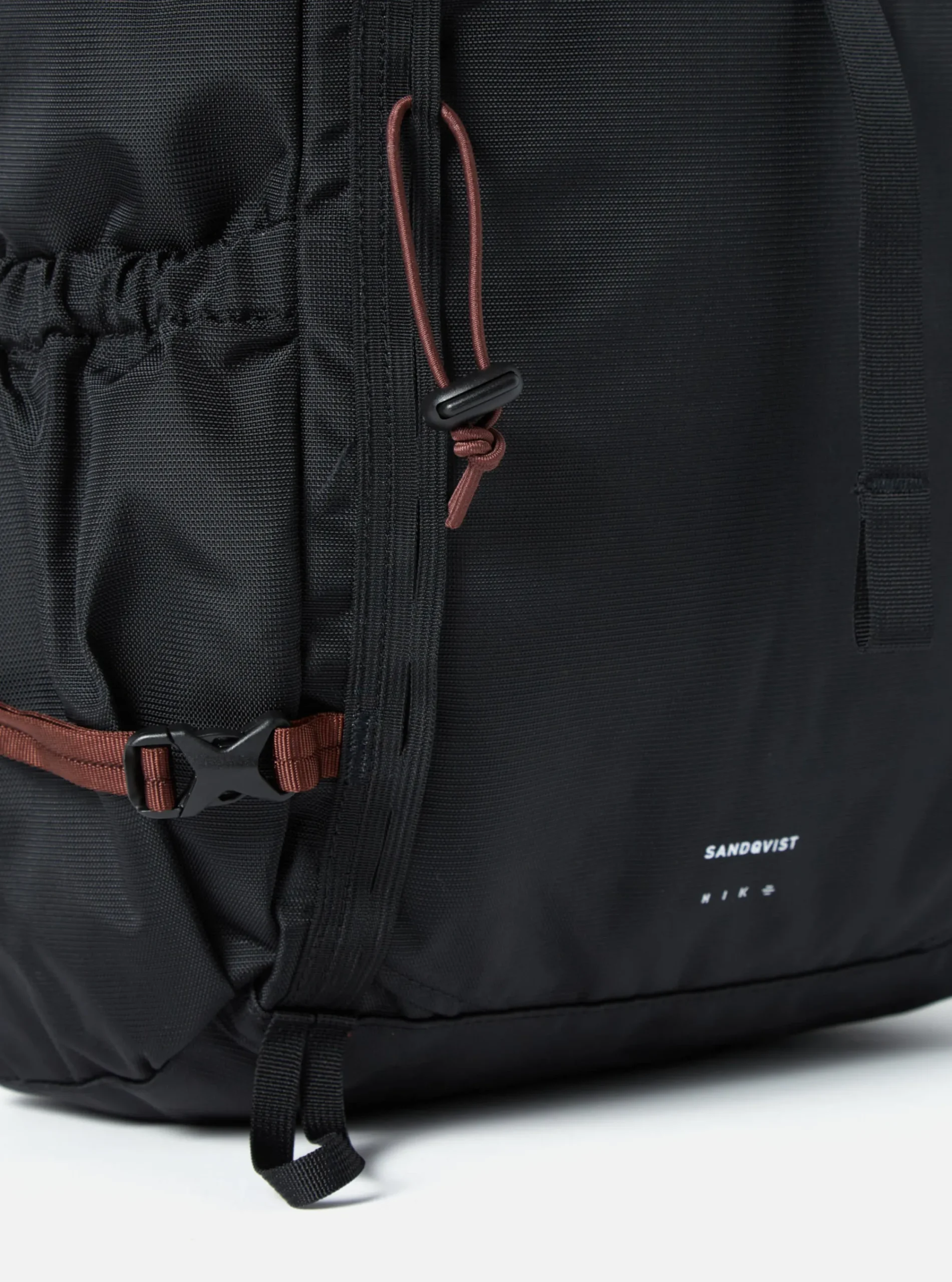 Best Sandqvist Forest Hike Backpack In Black Recycled Nylon Men Accessories.