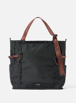 Discount Sandqvist River Hike Tote Bag In Black Recycled Nylon Men Accessories.