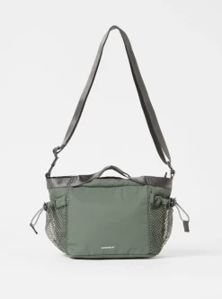 Hot Sandqvist 'Stevie' Crossbody Bag In Multi Lichen Green Recycled Nylon Men Accessories.