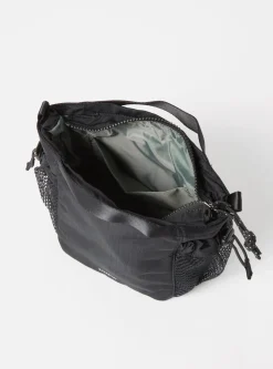 Hot Sandqvist 'Stevie' Crossbody Bag In Black Recycled Nylon Men Accessories.