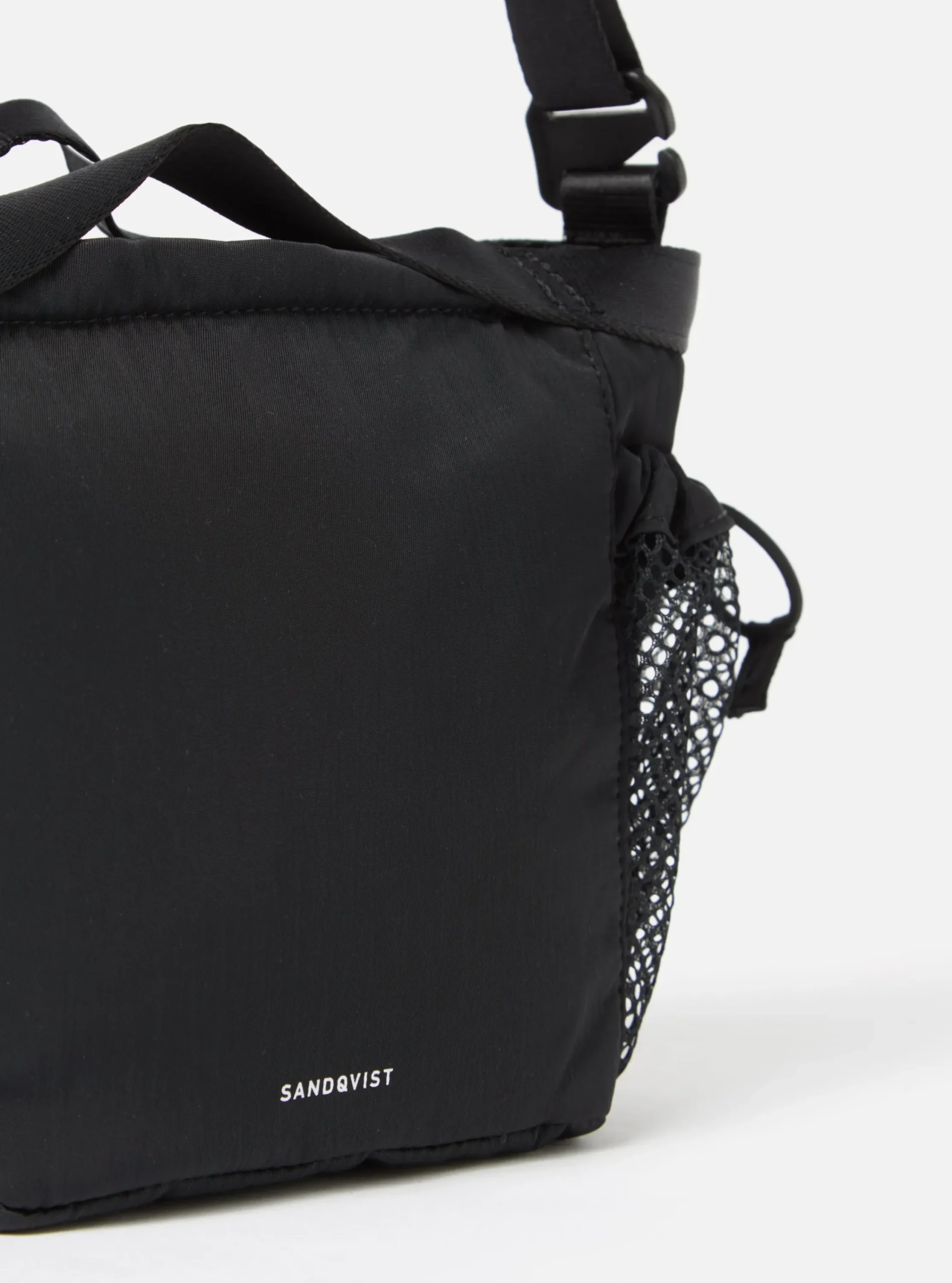 Hot Sandqvist 'Stevie' Crossbody Bag In Black Recycled Nylon Men Accessories.