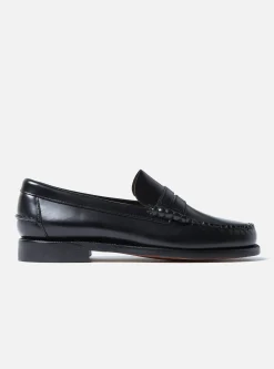 Outlet Sebago 'Dan' Penny Loafer In Black Leather Men Footwear.