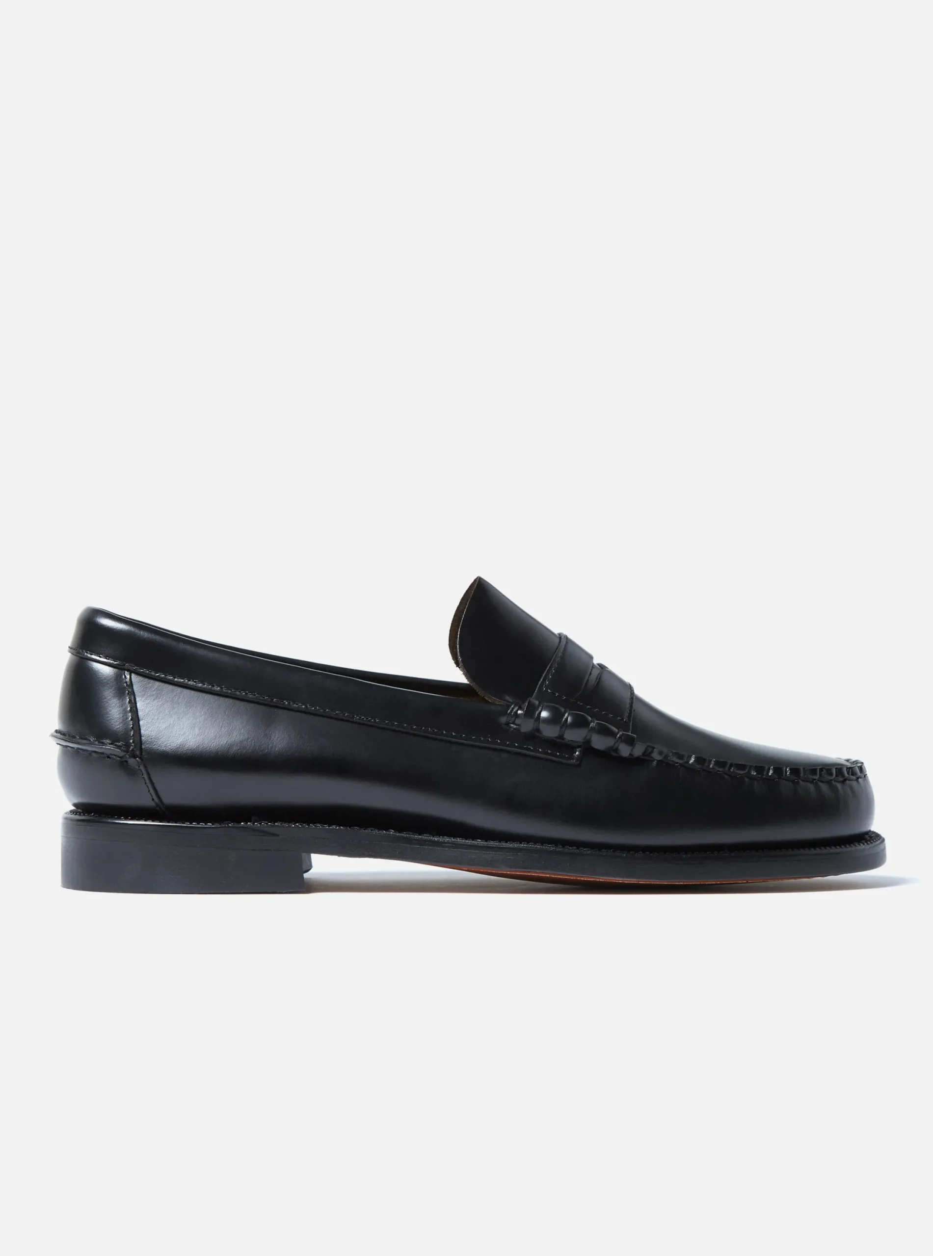 Outlet Sebago 'Dan' Penny Loafer In Black Leather Men Footwear.