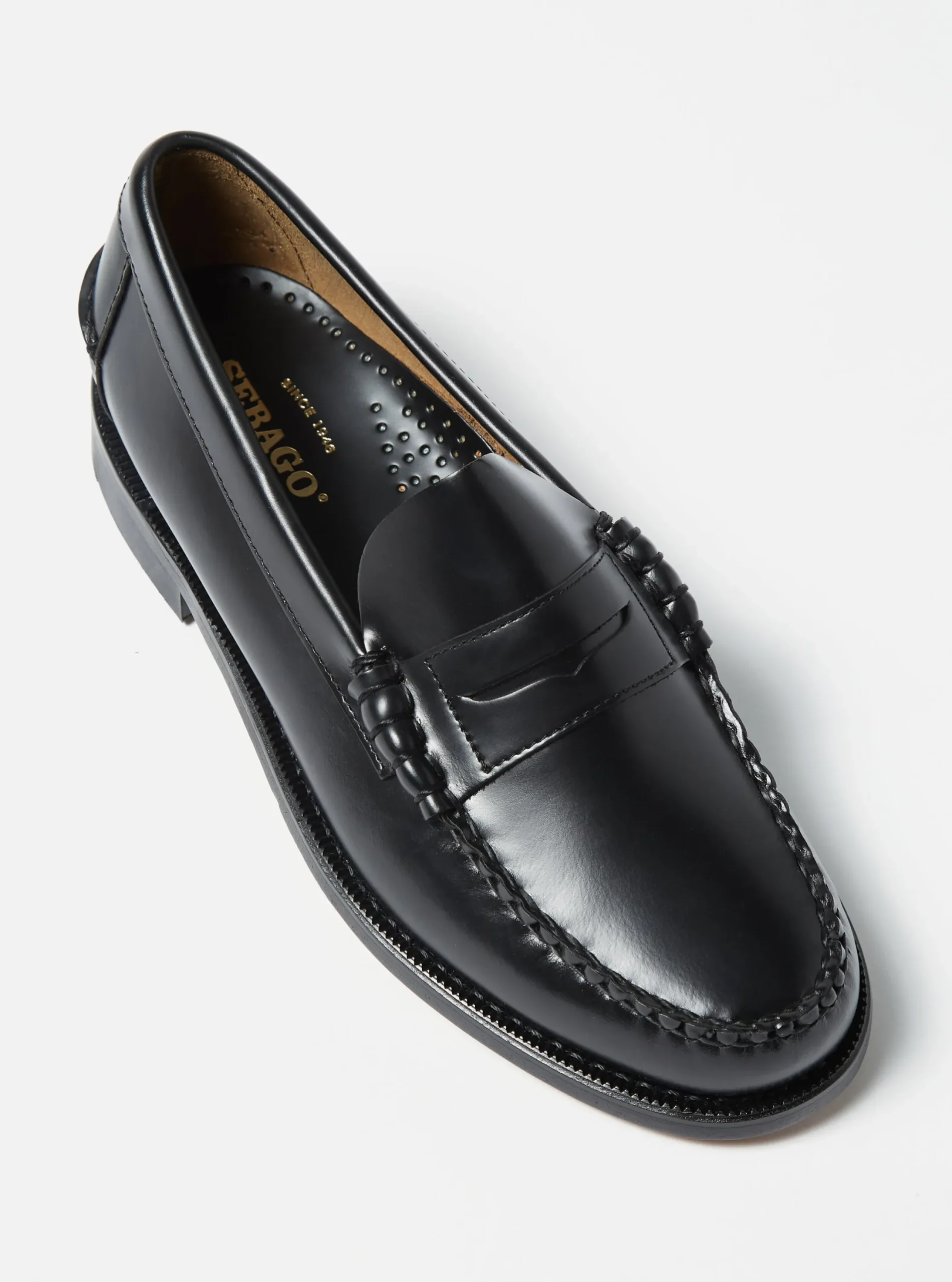 Outlet Sebago 'Dan' Penny Loafer In Black Leather Men Footwear.