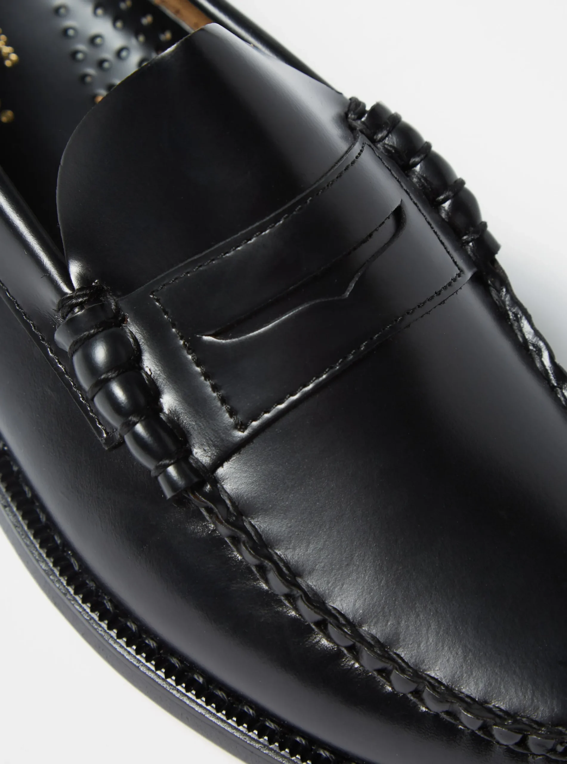 Outlet Sebago 'Dan' Penny Loafer In Black Leather Men Footwear.
