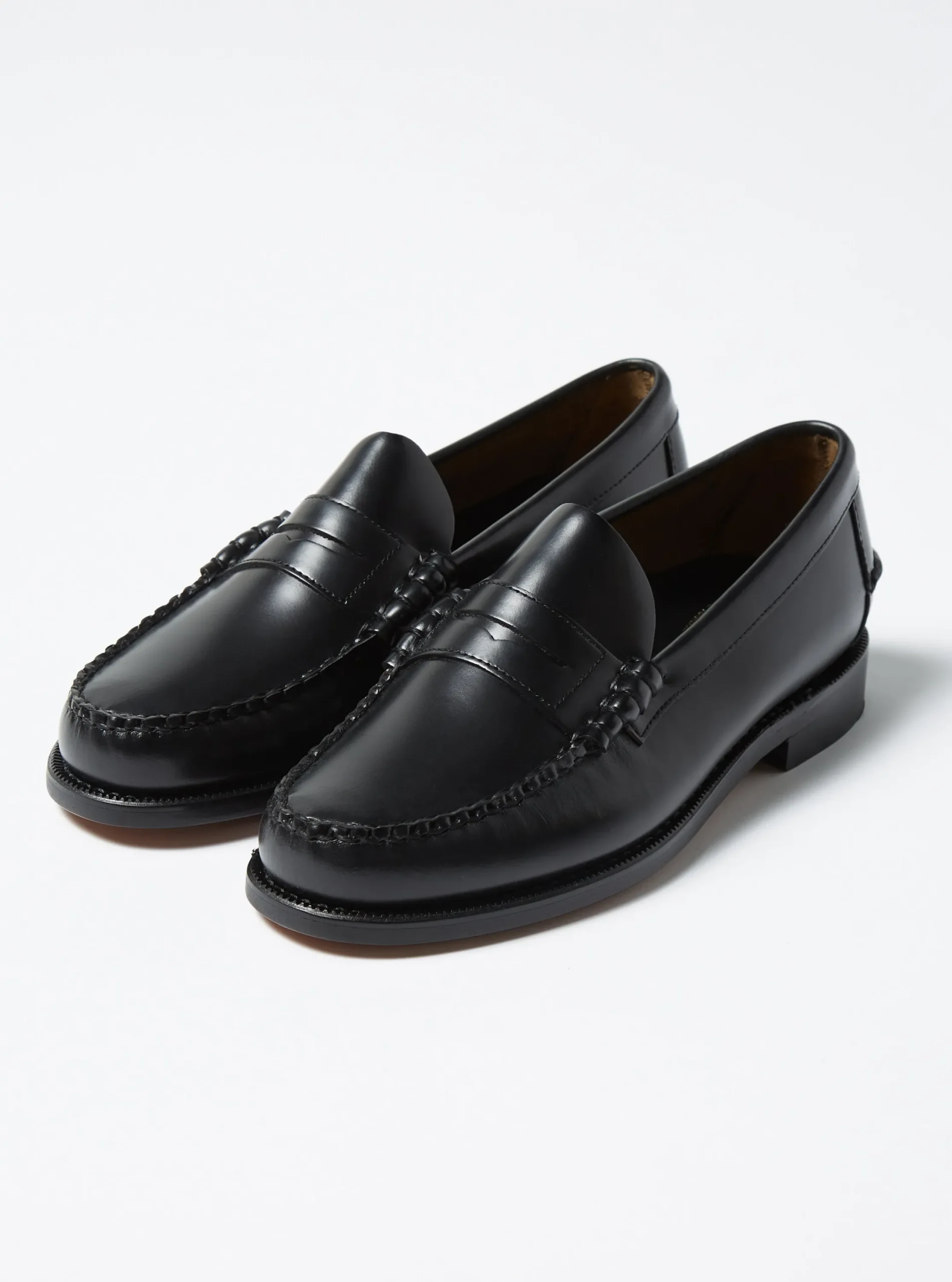 Outlet Sebago 'Dan' Penny Loafer In Black Leather Men Footwear.