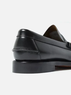 Outlet Sebago 'Dan' Penny Loafer In Black Leather Men Footwear.