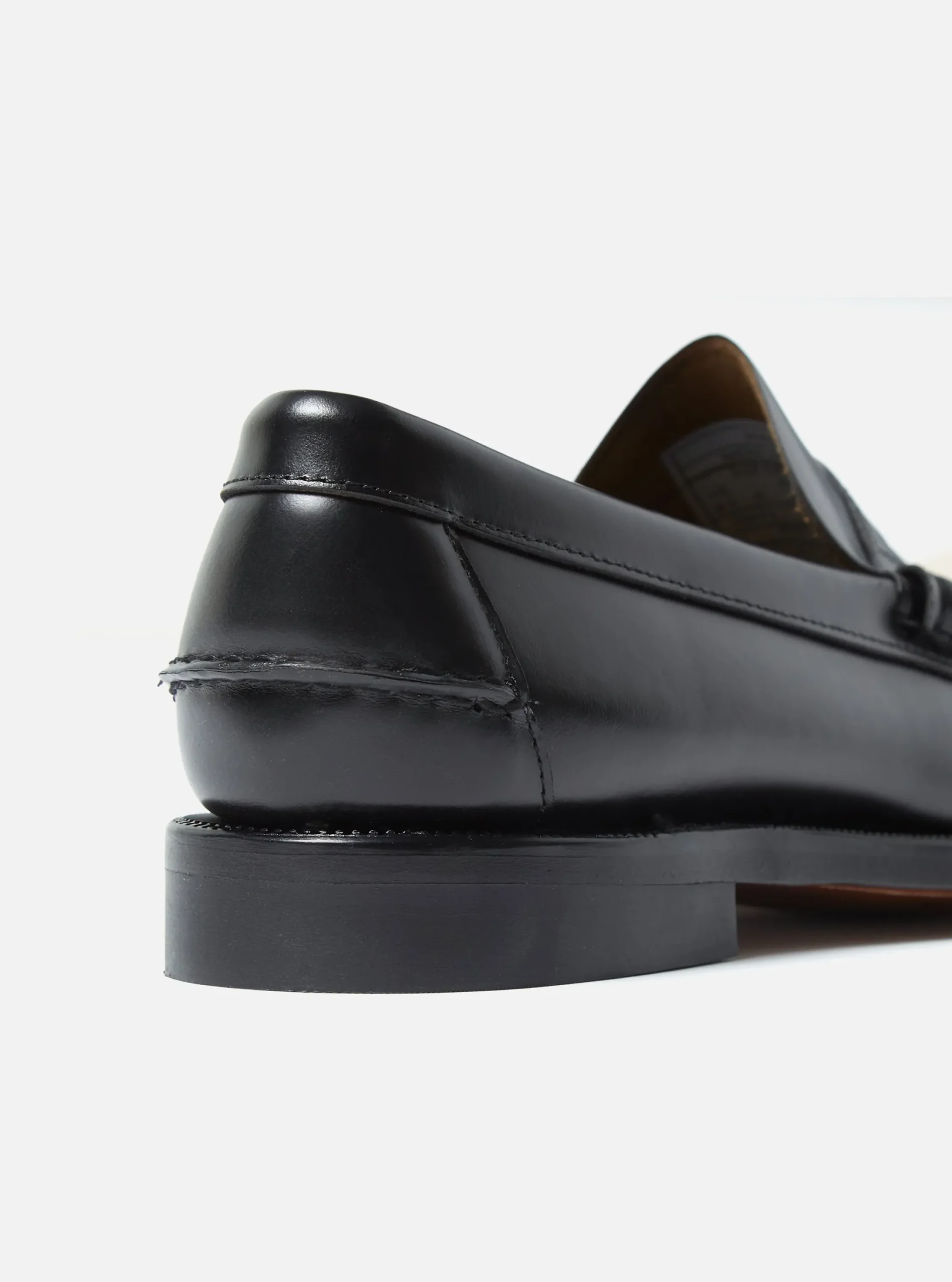 Outlet Sebago 'Dan' Penny Loafer In Black Leather Men Footwear.