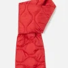 Fashion Taion By F/Ce. Packable Down Scarf In Red Nylon Ripstop/Duck Down Men Accessories.