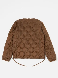 Best Sale Taion By F/Ce. Packable Inner Down Jacket In Brown Nylon Ripstop/Duck Down Men Coats & Outerwear.