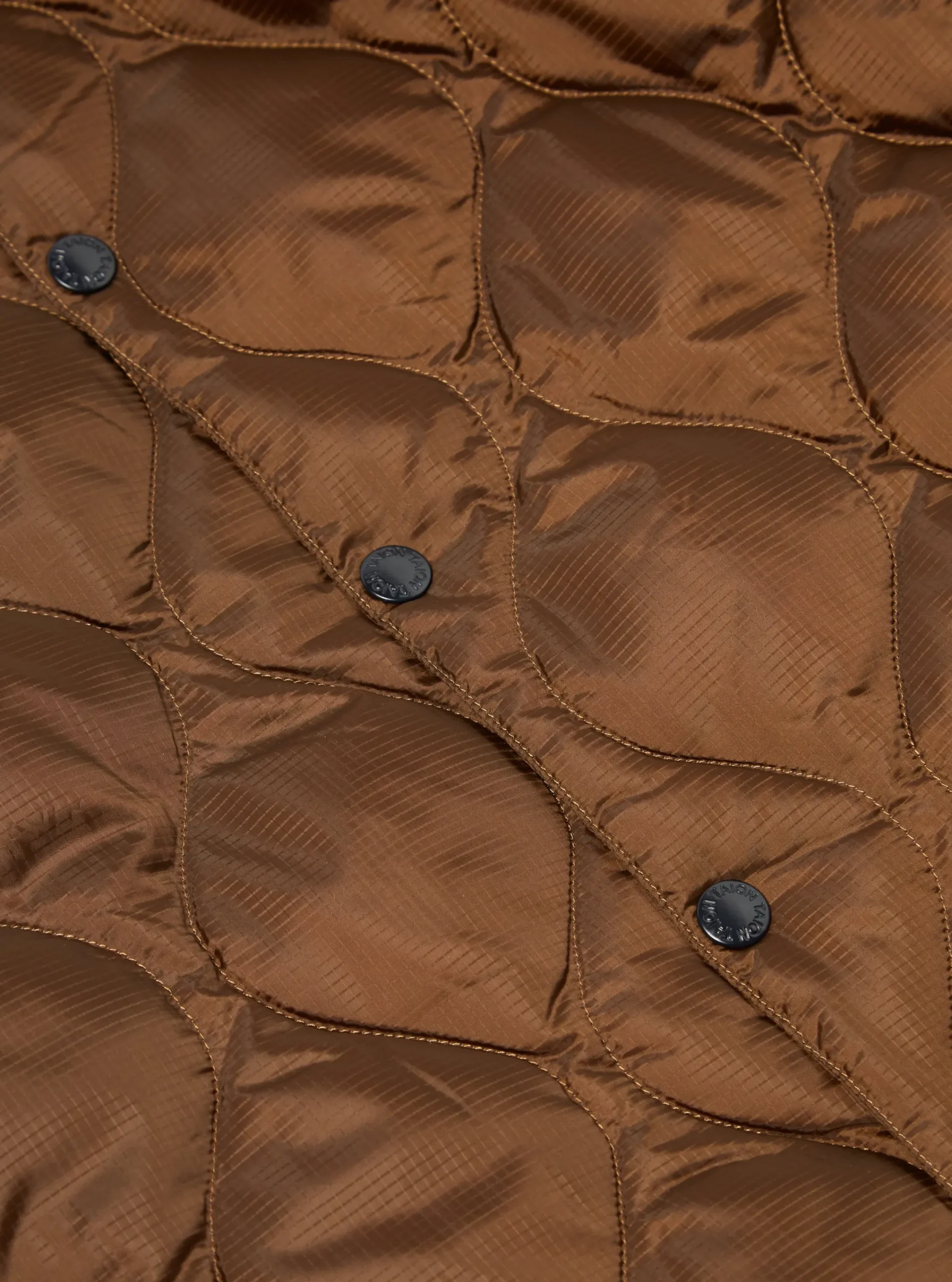 Best Sale Taion By F/Ce. Packable Inner Down Jacket In Brown Nylon Ripstop/Duck Down Men Coats & Outerwear.