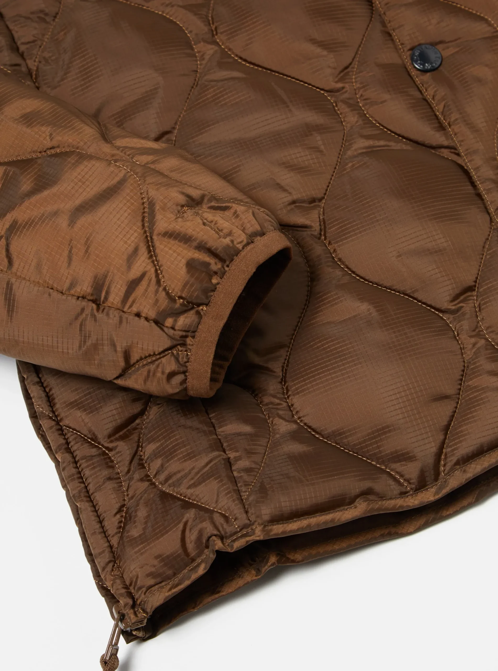 Best Sale Taion By F/Ce. Packable Inner Down Jacket In Brown Nylon Ripstop/Duck Down Men Coats & Outerwear.