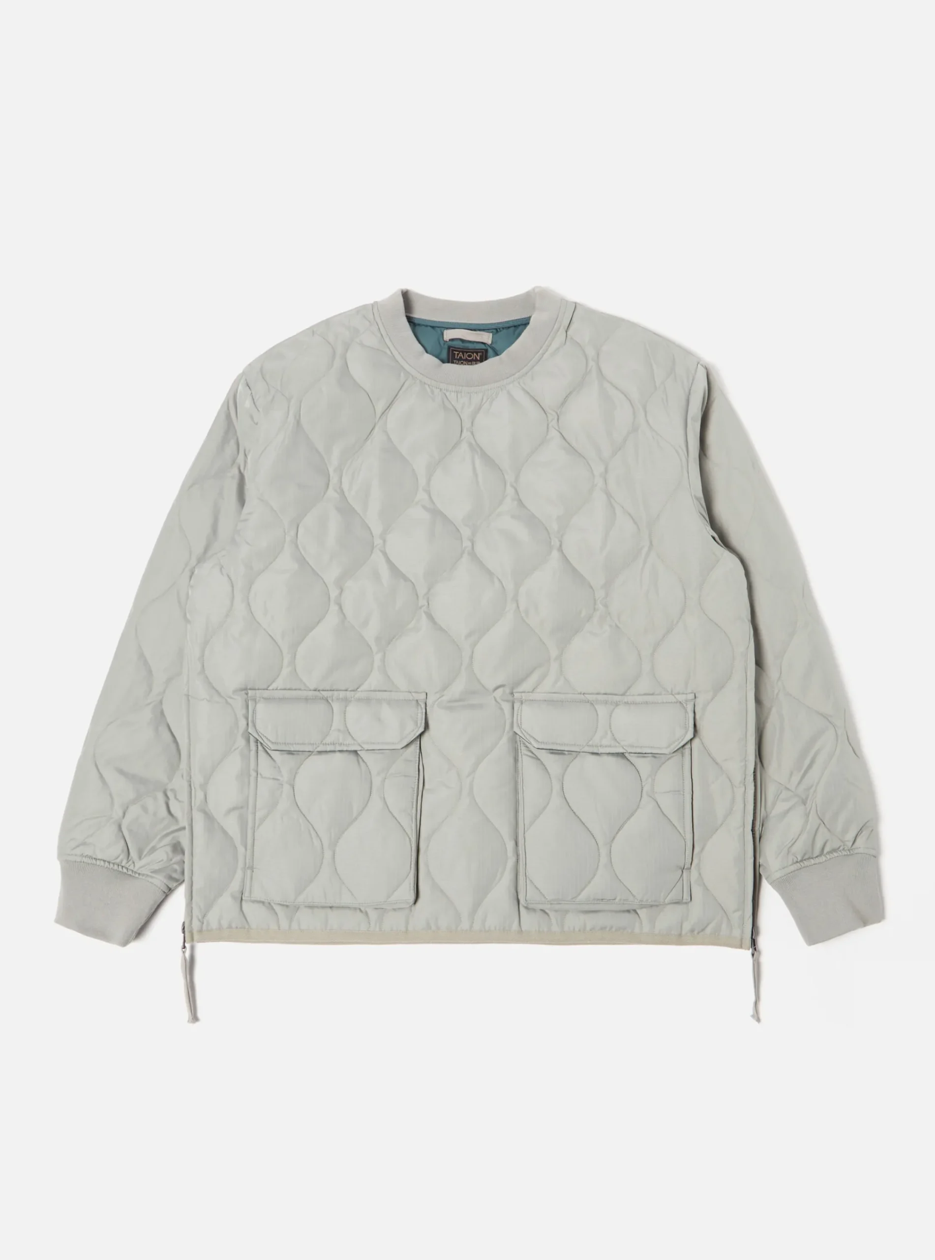 New Taion Military Pullover Shirt In Dark Sage Green Ripstop Men Coats & Outerwear.
