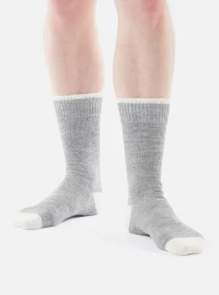 Cheap Alpaca Sock In Grey Marl Alpaca Wool Men Underwear & Socks.