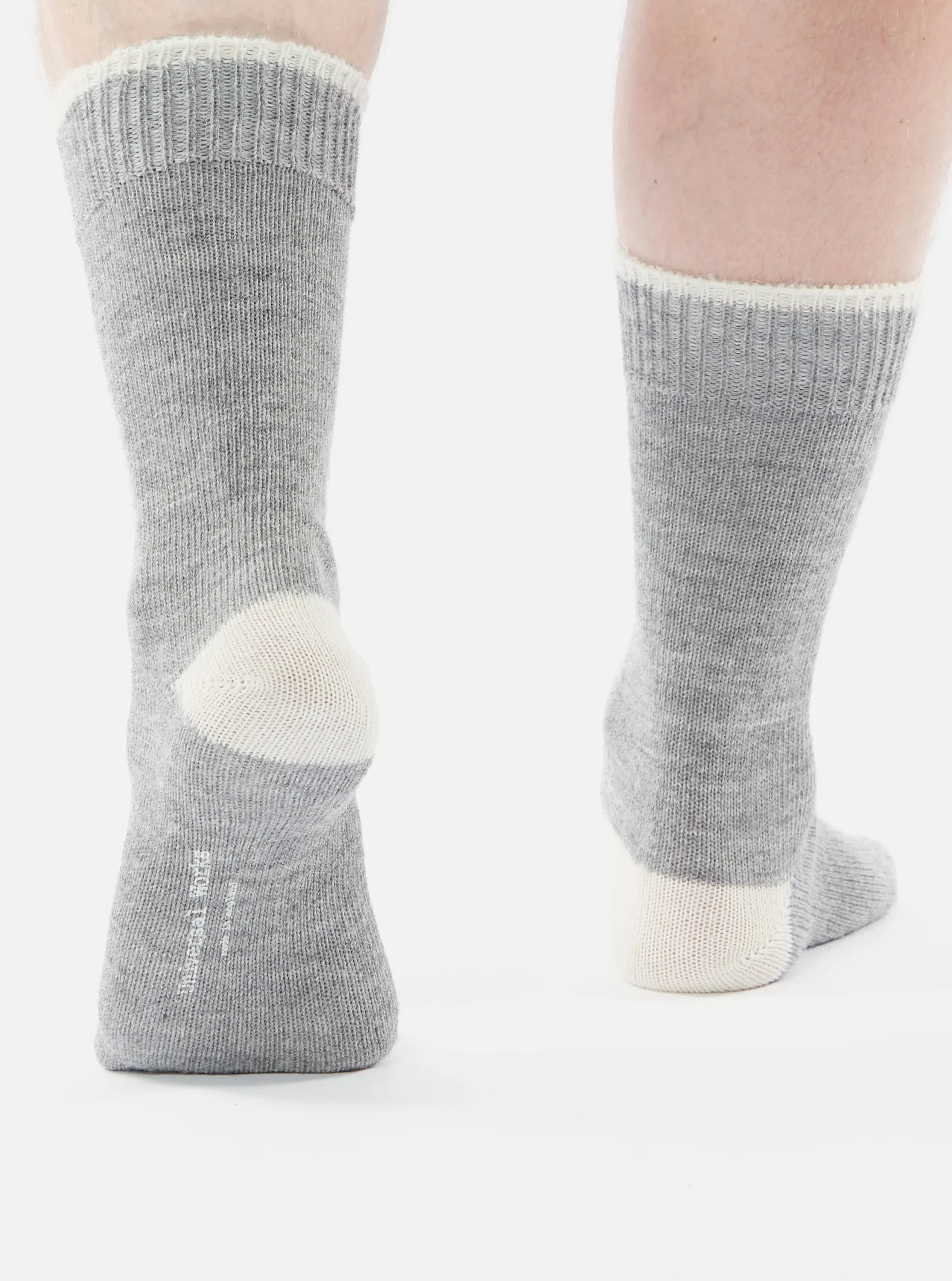 Cheap Alpaca Sock In Grey Marl Alpaca Wool Men Underwear & Socks.