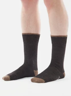 Best Sale Alpaca Sock In Charcoal Alpaca Wool Men Underwear & Socks.