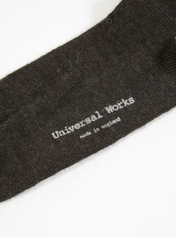 Best Sale Alpaca Sock In Charcoal Alpaca Wool Men Underwear & Socks.