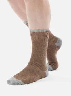 Shop Alpaca Sock In Brown Alpaca Wool Men Underwear & Socks.