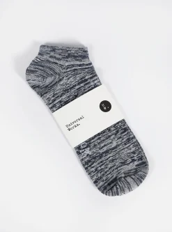 Discount Ankle Slub Sock In Navy Slub Knit Men Underwear & Socks.
