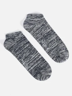 Discount Ankle Slub Sock In Navy Slub Knit Men Underwear & Socks.