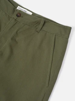 Clearance Aston Pant In Light Olive Twill Men Suiting.