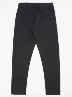 Hot Aston Pant In Black Twill Men Suiting.